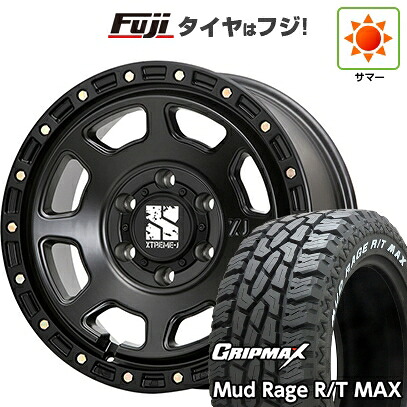 【新品】プラド/ハイラックス 夏タイヤ ホイール4本セット 275/70R17 グリップマックス マッドレイジR/T MAX RWL(限定2023年製) MLJ エクストリームJ XJ07 8J 17インチ(送料無料)