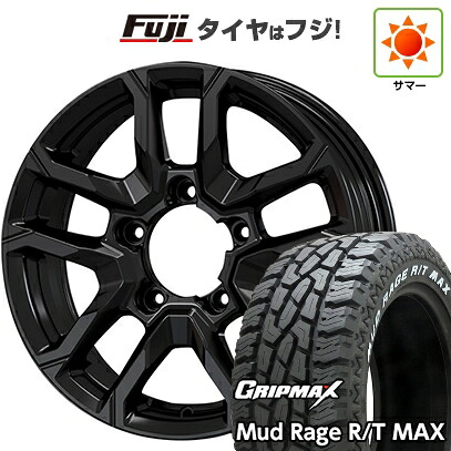 【新品】ジムニー 夏タイヤ ホイール4本セット 195R16C 104/102Q グリップマックス マッドレイジR/T MAX RWL(限定) コーセイ ベアロック バイソン 5.5J 16インチ(送料無料)