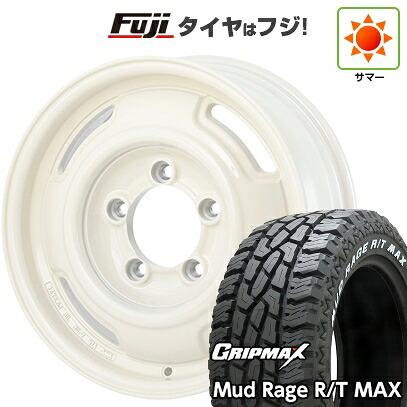【新品】ジムニー 夏タイヤ ホイール4本セット 195R16C 104/102Q グリップマックス マッドレイジR/T MAX RWL(限定) アピオ ワイルドボア SR+ 5.5J 16インチ(送料無料)｜フジコーポレーション
