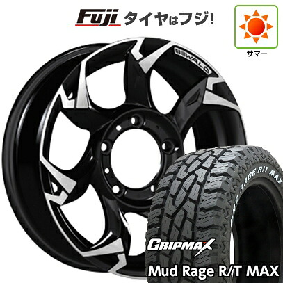 【新品】ジムニー 夏タイヤ ホイール4本セット 195R16C 104/102Q グリップマックス マッドレイジR/T MAX RWL(限定) WALD ヴァルド ボルサリノ V11-C SUV 5.5J 16インチ(送料無料)｜フジコーポレーション
