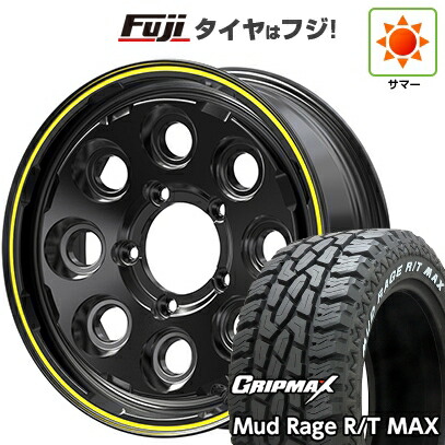 【新品】ジムニー 夏タイヤ ホイール4本セット 185/85R16 グリップマックス マッドレイジR/T MAX RWL(限定2024年製) 共豊 PPX ミルエイト 5.5J 16インチ(送料無料)