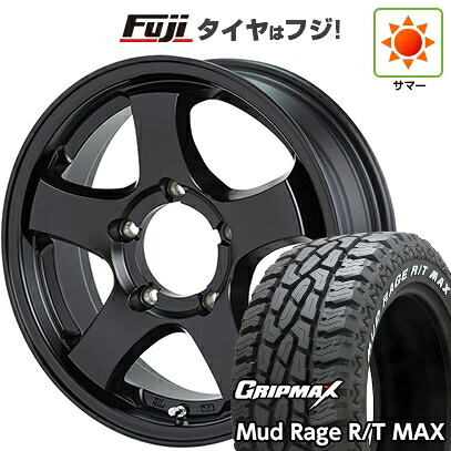 【新品】ジムニー 夏タイヤ ホイール4本セット 185/85R16 グリップマックス マッドレイジR/T MAX RWL(限定2024年製) ショウワガレージ TYPE-M 5.5J 16インチ(送料無料)