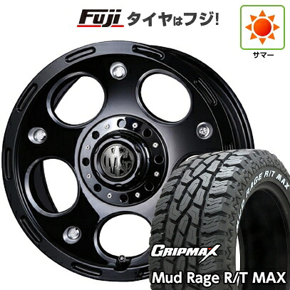 【新品】プラド/ハイラックス 夏タイヤ ホイール4本セット 275/70R17 グリップマックス マッドレイジR/T MAX RWL(限定2023年製) クリムソン マーテルギア(MG) デーモン【限定】 8J 17インチ(送料無料)