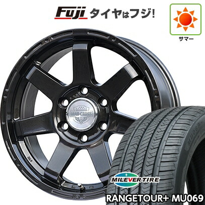 【新品】ランクル300 夏タイヤ ホイール4本セット 265/65R18 ミレバー レンジツアープラスMU069（限定） ホットスタッフ マッドクロス MC-76 ガンブラック トヨタ車専用 8J 18インチ(送料無料)