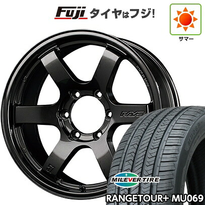 【新品】ランクル250/ランクル300 夏タイヤ ホイール4本セット 265/65R18 ミレバー レンジツアープラスMU069（限定） RAYS レイズ SEASON SELECTION グラムライツ RS 57DR-X トヨタ・レクサス用 8.5J 18インチ(送料無料)｜フジコーポレーション