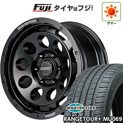 【新品】ランクル250/ランクル300 夏タイヤ ホイール4本セット 265/65R18 ミレバー レンジツアープラスMU069（限定） RAYS レイズ デイトナ D9 8.5J 18インチ(送料無料)