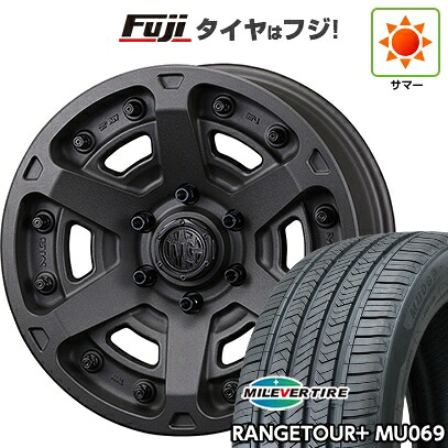 【新品】ランクル250/ランクル300 夏タイヤ ホイール4本セット 265/65R18 ミレバー レンジツアープラスMU069（限定） クリムソン マーテルギア(MG) アーマーFF 8J 18インチ(送料無料)｜フジコーポレーション