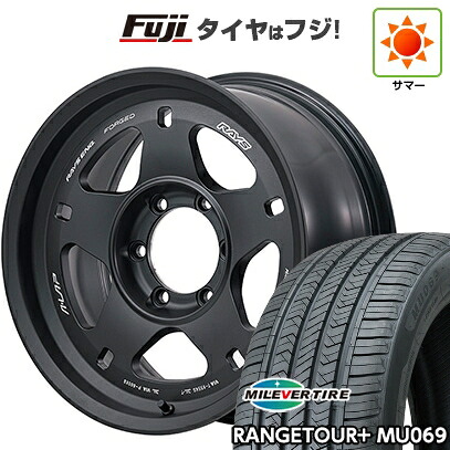 【新品】ランクル250/ランクル300 夏タイヤ ホイール4本セット 265/65R18 ミレバー レンジツアープラスMU069（限定） RAYS レイズ A LAP-05X 8.5J 18インチ(送料無料)｜フジコーポレーション
