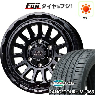 【新品】ランクル250/ランクル300 夏タイヤ ホイール4本セット 265/65R18 ミレバー レンジツアープラスMU069(限定) ホットスタッフ バークレイハードロック リザード 8.5J 18インチ(送料無料)|フジコーポレーション
