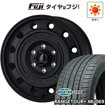 【新品】ランクル250/ランクル300 夏タイヤ ホイール4本セット 265/65R18 ミレバー レンジツアープラスMU069（限定） WEDS ウェッズアドベンチャー マッドヴァンス CL 8.5J 18インチ(送料無料)｜フジコーポレーション