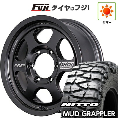 【新品】プラド/ハイラックス 夏タイヤ ホイール4本セット 35X12.5R17 ニットー マッドグラップラー RAYS レイズ ボルクレーシング TE37XT Black Shadow LTD. 8.5J 17インチ(送料無料)｜フジコーポレーション