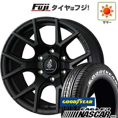 【新品】ハイエース200系 夏タイヤ ホイール4本セット 215/65R16 109/107R グッドイヤー イーグル ナンバーワン ナスカー プラス WEDS ウェッズアドベンチャー マッドヴァンス SD 6.5J 16インチ(送料無料)|フジコーポレーション
