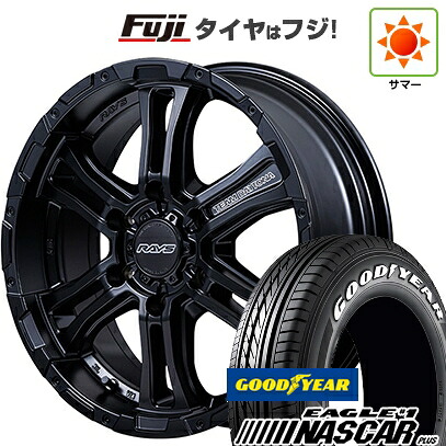 【新品】キャラバン 夏タイヤ ホイール4本セット 215/65R16 109/107R グッドイヤー イーグル ナンバーワン ナスカー プラス RAYS レイズ デイトナ FDX-AG 6.5J 16インチ(送料無料)