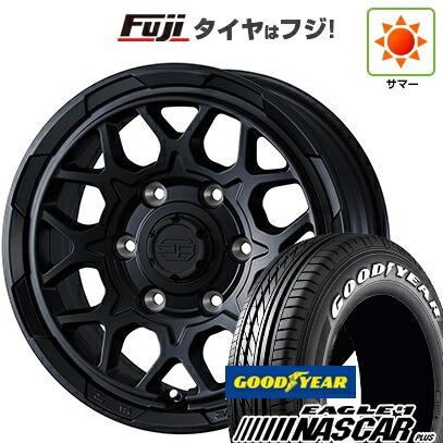 【新品】ハイエース200系 夏タイヤ ホイール4本セット 195/80R15 107/105N グッドイヤー イーグル ナンバーワン ナスカー プラス WEDS ウェッズアドベンチャー スタットベルク2 6J 15インチ(送料無料)|フジコーポレーション