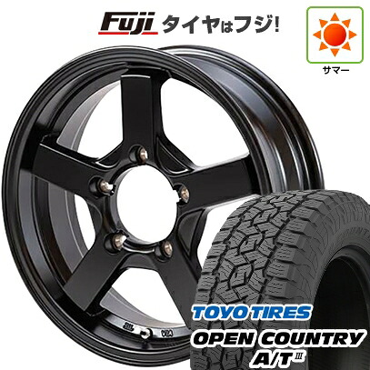 【新品】ジムニー 夏タイヤ ホイール4本セット 175/80R16 トーヨー オープンカントリー A/T III RBL ショウワガレージ X-LINE 5.5J 16インチ(送料無料)|フジコーポレーション