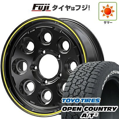 【新品】ジムニー 夏タイヤ ホイール4本セット 175/80R16 トーヨー オープンカントリー A/T III RWL/RBL 共豊 PPX ミルエイト 5.5J 16インチ(送料無料)｜フジコーポレーション 80,025円
