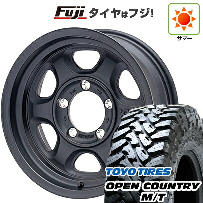 【新品】ジムニー 夏タイヤ ホイール4本セット 195R16C 104/102Q トーヨー オープンカントリー M/T ショウワガレージ ゼノ 5.5J 16インチ(送料無料)