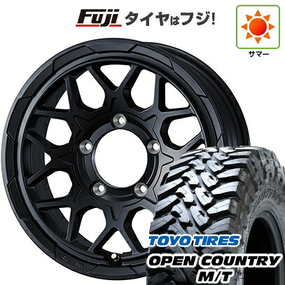 【新品】ジムニー 夏タイヤ ホイール4本セット 195R16C 104/102Q トーヨー オープンカントリー M/T WEDS ウェッズアドベンチャー スタットベルク2 5.5J 16インチ(送料無料)