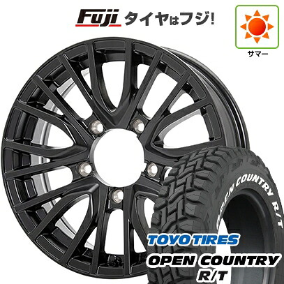 【新品】ジムニーシエラ/ジムニーノマド 夏タイヤ ホイール4本セット 225/70R16 トーヨー オープンカントリー R/T RWL/RBL ショウワガレージ SR432 6J 16インチ(送料無料)｜フジコーポレーション