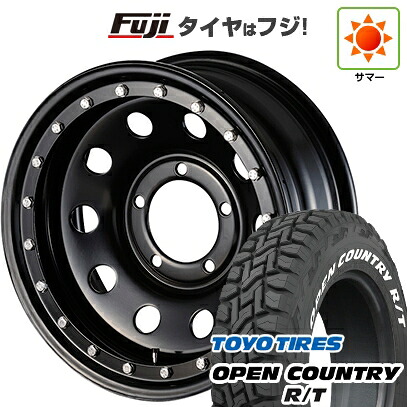 【新品】ジムニーシエラ/ジムニーノマド 夏タイヤ ホイール4本セット 225/70R16 トーヨー オープンカントリー R/T RWL/RBL モーターファーム DAYTONA ロックマスター 6J 16インチ(送料無料)|フジコーポレーション