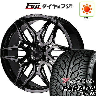 【新品】ランクル250/ランクル300 夏タイヤ ホイール4本セット 285/45R22 ヨコハマ PARADA Spec-X SSR ディバイド LG-F【限定】 10J 22インチ(送料無料)