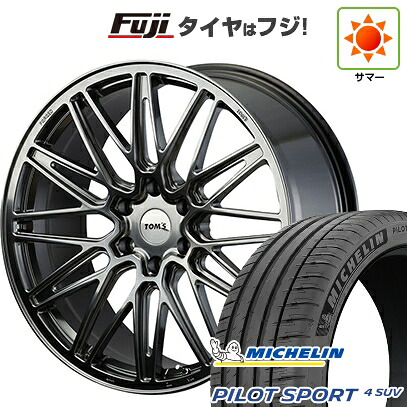 【新品】ランクル250/ランクル300 夏タイヤ ホイール4本セット 285/45R22 ミシュラン パイロット スポーツ4 SUV TOMS トムス(トヨタ車専用) TWF06【限定】 10J 22インチ(送料無料)｜フジコーポレーション