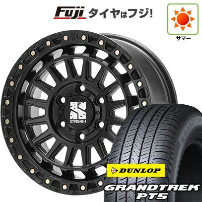 【新品】プラド/ハイラックス 夏タイヤ ホイール4本セット 265/65R17 ダンロップ グラントレック PT5 MLJ エクストリームJ XJ08 8J 17インチ(送料無料)