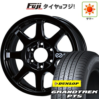 【新品】ランクル250/ランクル300 夏タイヤ ホイール4本セット 265/65R18 ダンロップ グラントレック PT5 ENKEI エンケイ ALLROAD PDT1 Black Limited Edition 8.5J 18インチ(送料無料)