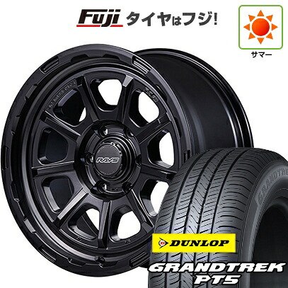 【新品】プラド/ハイラックス 夏タイヤ ホイール4本セット 265/70R17 ダンロップ グラントレック PT5 RAYS レイズ グラムライツ 57GR-X HD 8.5J 17インチ(送料無料)｜フジコーポレーション
