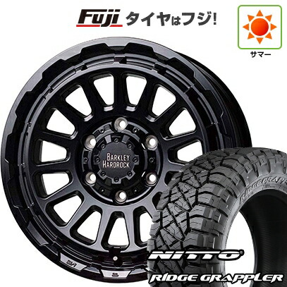 【パンク保証付き】【新品】ランクル300 夏タイヤ ホイール4本セット 275/55R20 ニットー リッジグラップラー ホットスタッフ バークレイハードロック リザード 8.5J 20インチ(送料無料)|フジコーポレーション