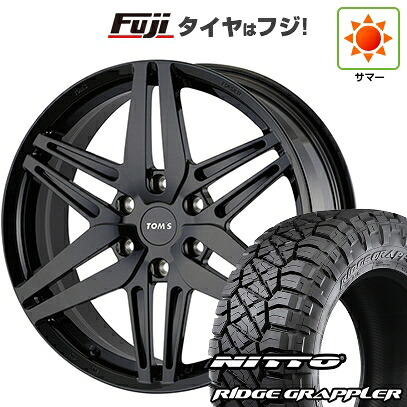 【パンク保証付き】【新品】ランクル300 夏タイヤ ホイール4本セット 275/55R20 ニットー リッジグラップラー TOMS トムス(トヨタ車専用) TWF08 8.5J 20インチ(送料無料)|フジコーポレーション