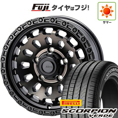 【新品】ジムニーシエラ/ジムニーノマド 夏タイヤ ホイール4本セット 215/70R16 ピレリ スコーピオン ヴェルデ フォーバイフォーエンジニア エアージー ヴァルカン ゴーストエディション 6J 16インチ(送料無料)|フジコーポレーション