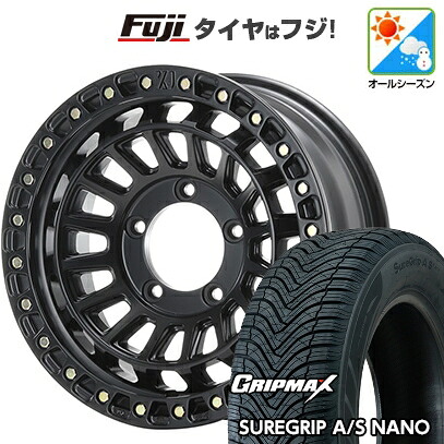 【新品】ジムニー オールシーズンタイヤ ホイール4本セット 175/80R16 グリップマックス シュアグリップ オールシーズン ナノ(限定) MLJ エクストリームJ XJ08 5.5J 16インチ(送料無料)