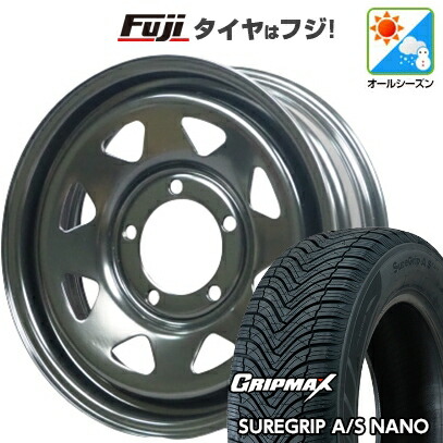 【新品】ジムニー オールシーズンタイヤ ホイール4本セット 175/80R16 グリップマックス シュアグリップ オールシーズン ナノ(限定) コーリン オールドカントリー SS8 5.5J 16インチ(送料無料)|フジコーポレーション