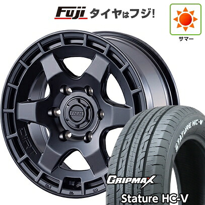 【新品】ハイエース200系 夏タイヤ ホイール4本セット 215/65R16 109/107S グリップマックス スタチャー HC-V RWL（限定） モーターファーム ダートプロップ 7J 16インチ(送料無料) 106,095円
