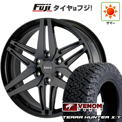 【新品】ランクル300 夏タイヤ ホイール4本セット 285/55R20 ヴェノムパワー テラハンターX/T BSW(限定) TOMS トムス(トヨタ車専用) TWF08 8.5J 20インチ(送料無料)