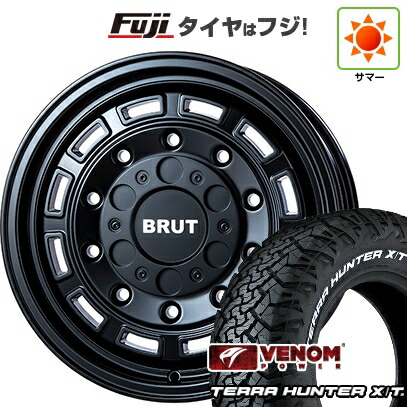 【新品】ランクル250 夏タイヤ ホイール4本セット 265/70R17 ヴェノムパワー テラハンターX/T2 RWL(限定) トライスター BRUT BR-70 7.5J 17インチ(送料無料)