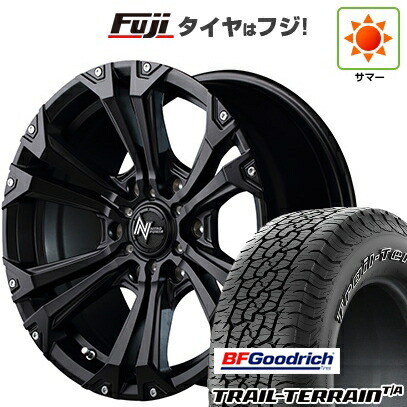 【新品】プラド/ハイラックス 夏タイヤ ホイール4本セット 265/65R17 BFグッドリッチ トレールテレーンT/A ORWL MID WHEELS NITRO POWER ジャベリン 8J 17インチ(送料無料)