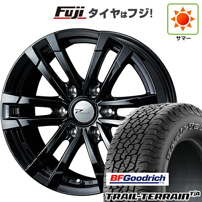 【新品】プラド/ハイラックス 夏タイヤ ホイール4本セット 265/65R17 BFグッドリッチ トレールテレーンT/A ORWL WEDS ウェッズアドベンチャー プロディータ HC2 ブラック 限定 8J 17インチ(送料無料)｜フジコーポレーション
