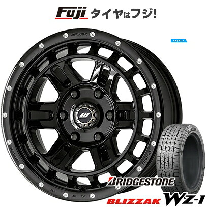 【新品】プラド/ハイラックス スタッドレスタイヤ ホイール4本セット 265/65R17 ブリヂストン ブリザック WZ-1 WORK ワーク クラッグ ティーグラビックII MC+ 8J 17インチ(送料無料)