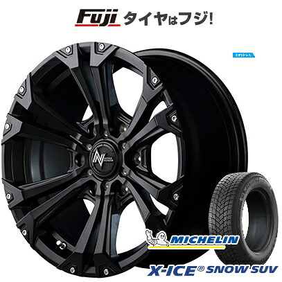 【新品】プラド/ハイラックス スタッドレスタイヤ ホイール4本セット 265/65R17 ミシュラン エックスアイス スノー SUV MID WHEELS NITRO POWER ジャベリン 8J 17インチ(送料無料)|フジコーポレーション