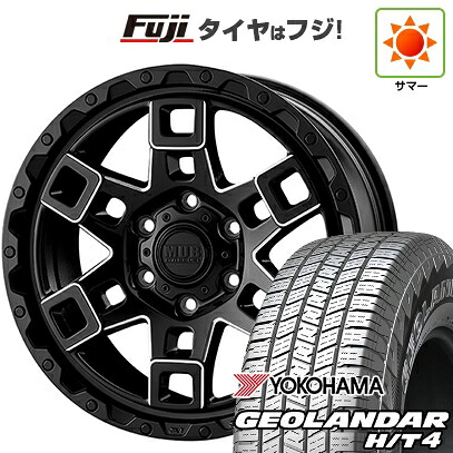 【新品】ランクル250/ランクル300 夏タイヤ ホイール4本セット 265/65R18 ヨコハマ ジオランダー H/T4 G062 インターミラノ MUD BAHN XR-450T 8.5J 18インチ(送料無料)｜フジコーポレーション 113,650円