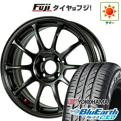 【新品 軽自動車】タフト ソリオ 夏タイヤ ホイール4本セット 165/65R15 ヨコハマ ブルーアース AE-01 RAYS レイズ ボルクレーシング ZE40 5.5J 15インチ(送料無料)