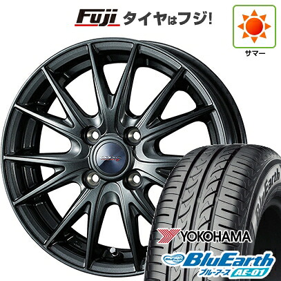 【新品 軽自動車】タフト ソリオ 夏タイヤ ホイール4本セット 165/65R15 ヨコハマ ブルーアース AE-01 WEDS ウェッズ ヴェルバ スポルトII 4.5J 15インチ(送料無料)