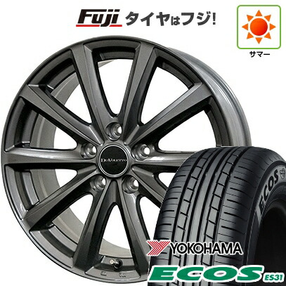 日本製【新品 軽自動車】 夏タイヤ ホイール4本セット 165/55R14 ヨコハマ エコス ES31 コスミック ディアヴォレット D.TEN 4.5J 14インチ(送料無料)