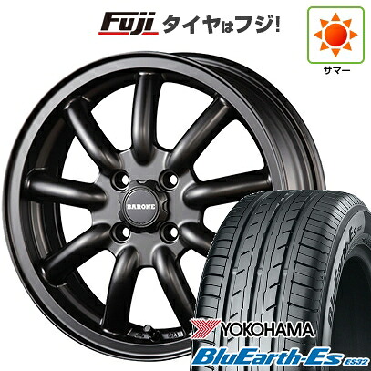 【新品 軽自動車】エブリイワゴン 夏タイヤ ホイール4本セット 165/60R14 ヨコハマ ブルーアース ES32 ファブレス ヴァローネ MC-9 1P 4.5J 14インチ(送料無料)