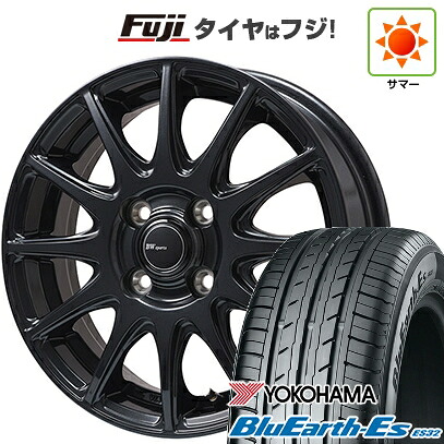 【新品国産車用4穴100】 夏タイヤ ホイール4本セット 185/70R14 ヨコハマ ブルーアース ES32 ビッグウエイ BWスポーツ S-120 ダークガンメタ 5J 14インチ(送料無料)