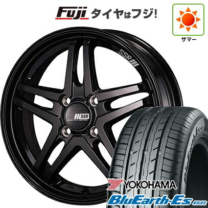 【新品 軽自動車】エブリイワゴン 夏タイヤ ホイール4本セット 165/50R15 ヨコハマ ブルーアース ES32 SSR GT GTV06 4.5J 15インチ(送料無料)