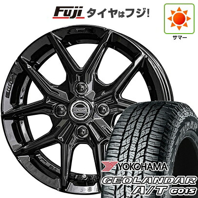 【新品 軽自動車】ハスラー デリカミニ(4WD) 夏タイヤ ホイール4本セット 165/60R15 ヨコハマ ジオランダー A/T G015 RBL 共豊 スマック IG-TEC 4.5J 15インチ(送料無料)