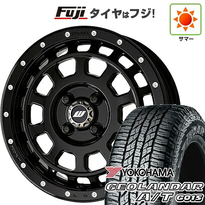 【新品 軽自動車】N-BOX タント スペーシア 夏タイヤ ホイール4本セット 165/55R15 ヨコハマ ジオランダー A/T G015 RBL WORK ワーク クラッグ ティーグラビック MC+ 5J 15インチ(送料無料)｜フジコーポレーション